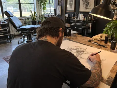Red Stag Tattoo